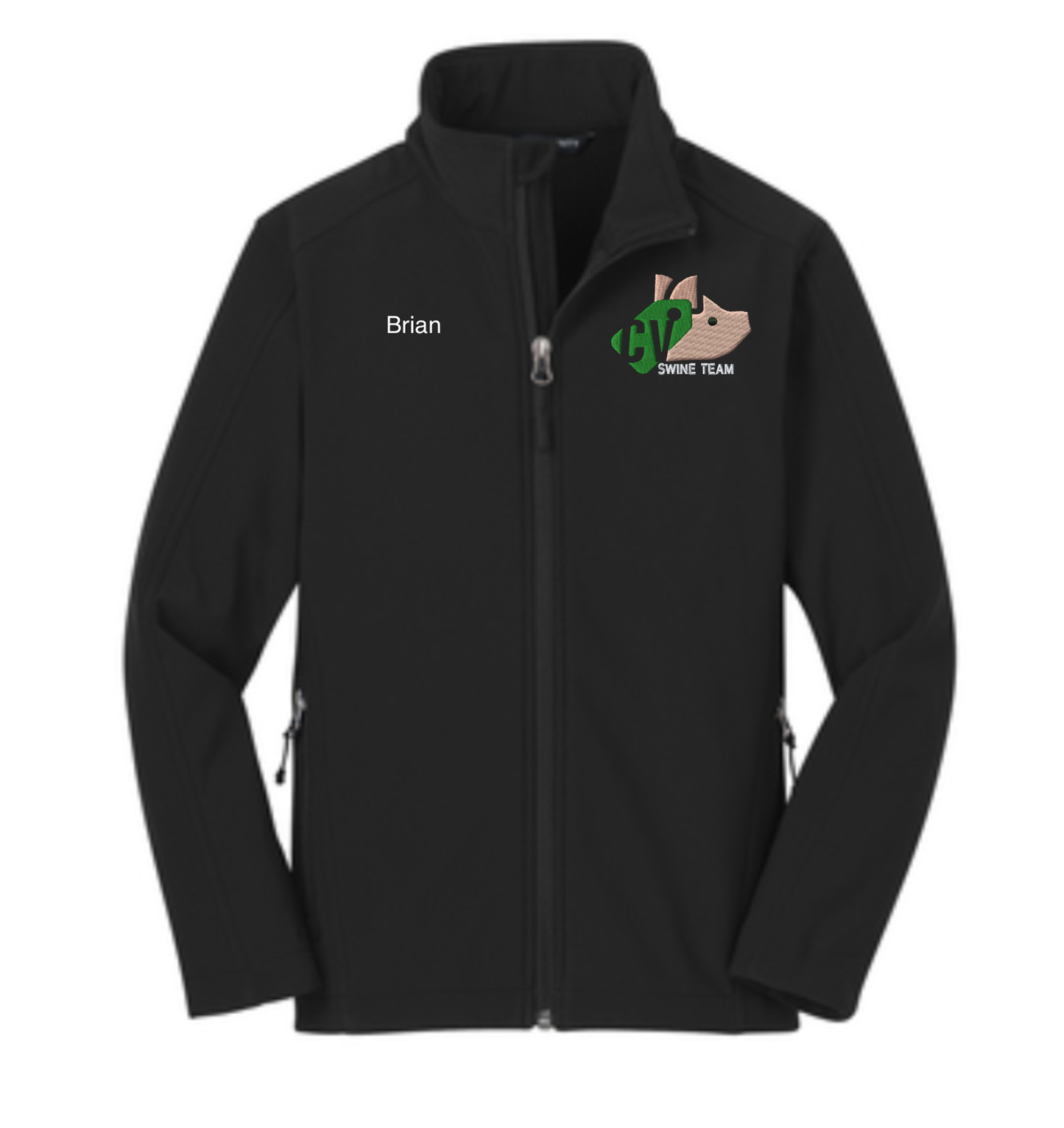 Men's Carmel Valley 4-H Personalized Swine Team 4-H Port Authority Soft Shell Jacket
