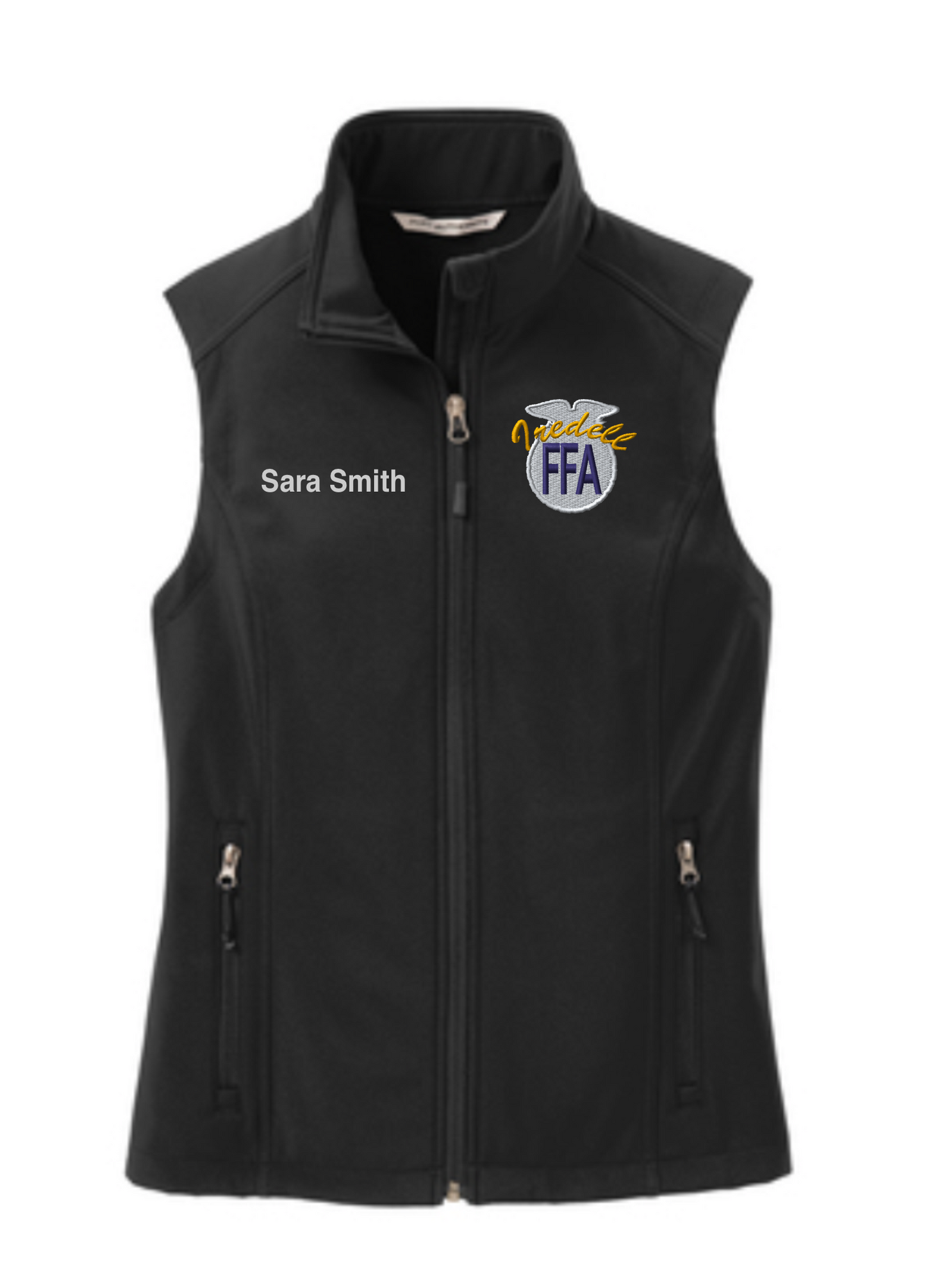 Iredell Ladies Core Soft Shell Vest Personalized