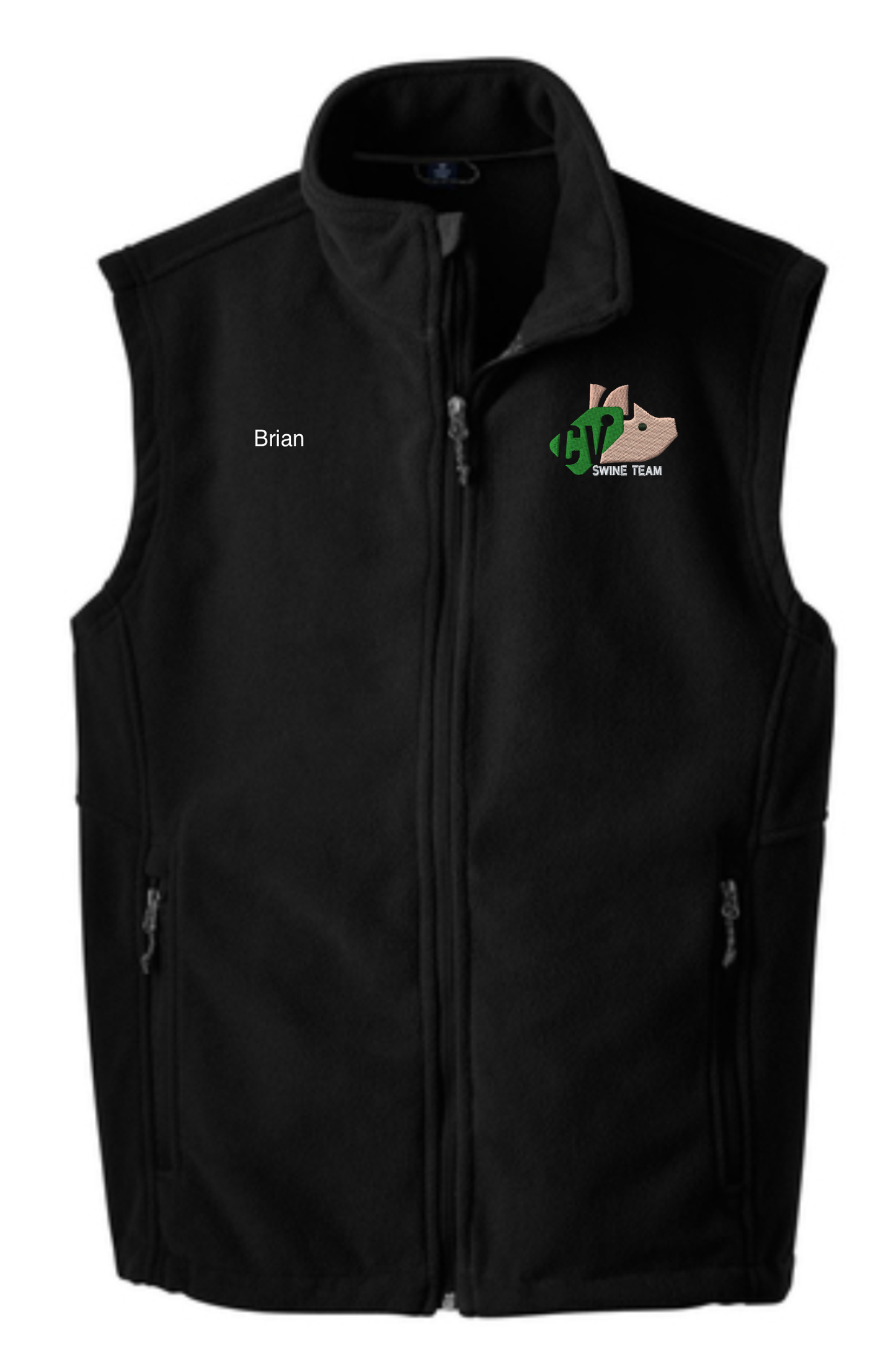 Youth Carmel Valley Swine Team Personalized 4-H Port Authority Fleece Vest