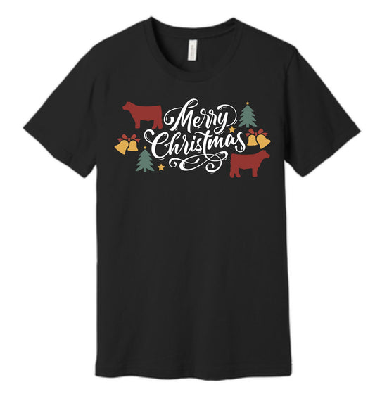 Merry Christmas Livestock Collection Tee