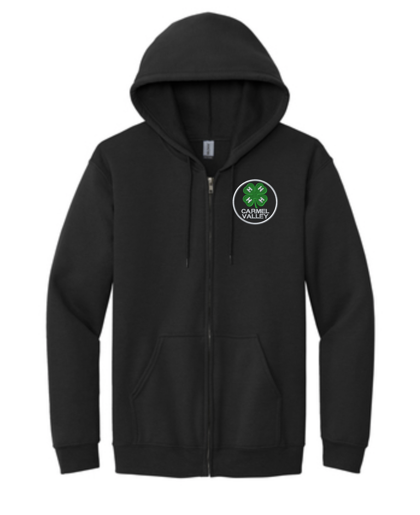 Adult Carmel Valley 4-H Gildan Full-Zip Hooded Sweatshirt