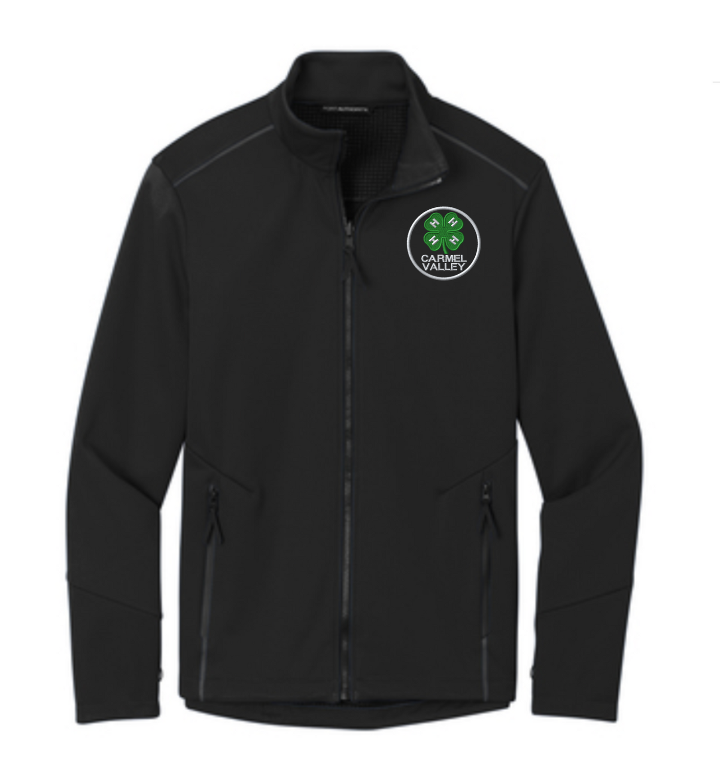 Carmel Valley 4-H Men's Personalized BLACK Collective Tech Soft Shell Jacket