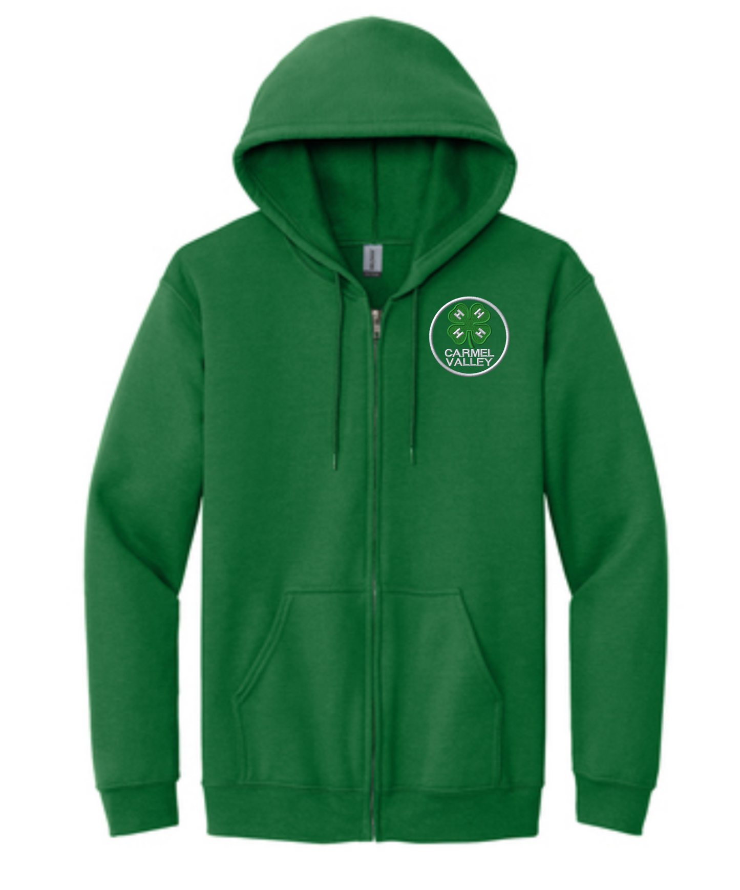 Adult Carmel Valley 4-H Gildan Full-Zip Hooded Sweatshirt