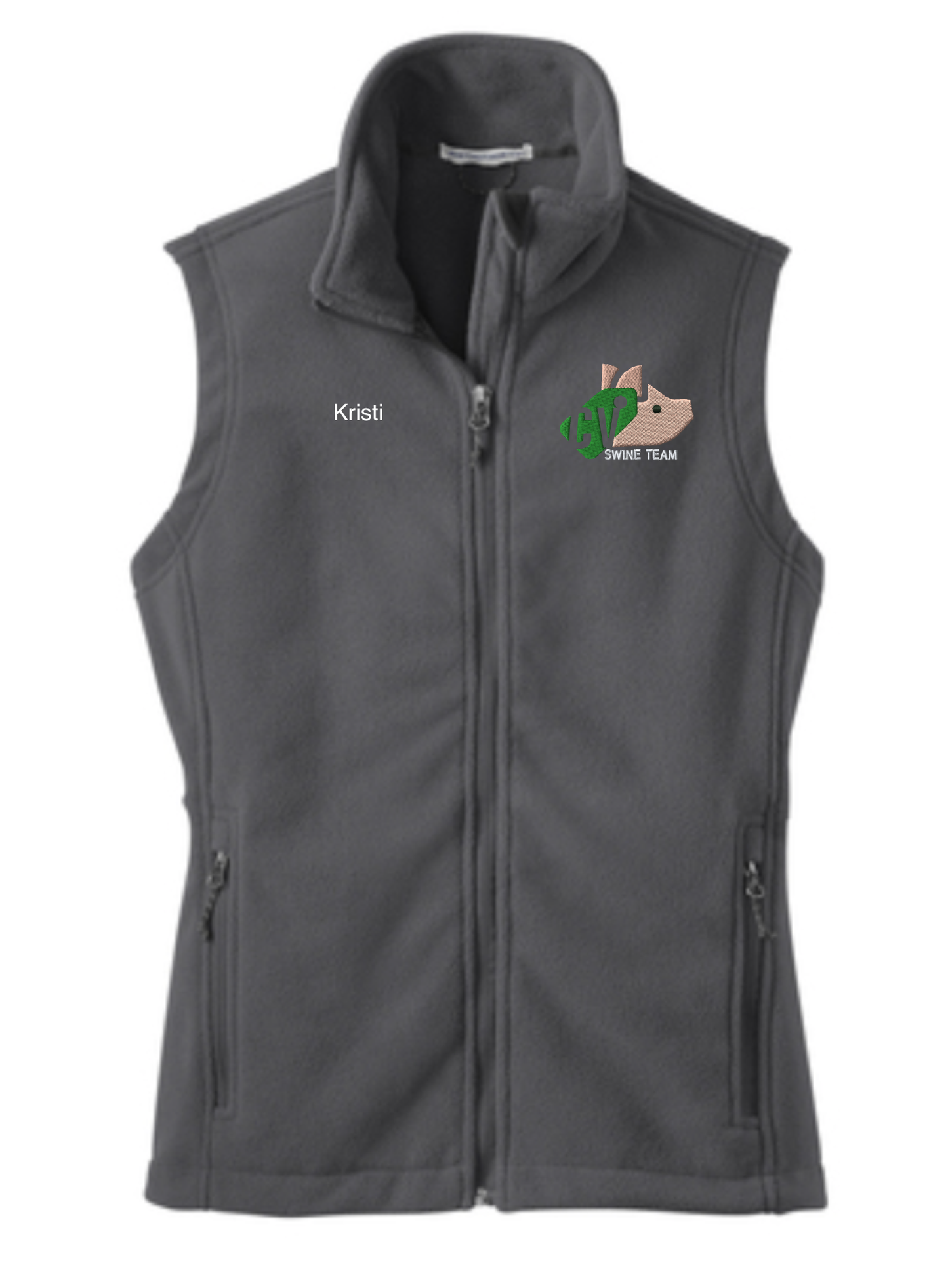Carmel Valley 4-H Swine Team Women's Port Authority Fleece Vest