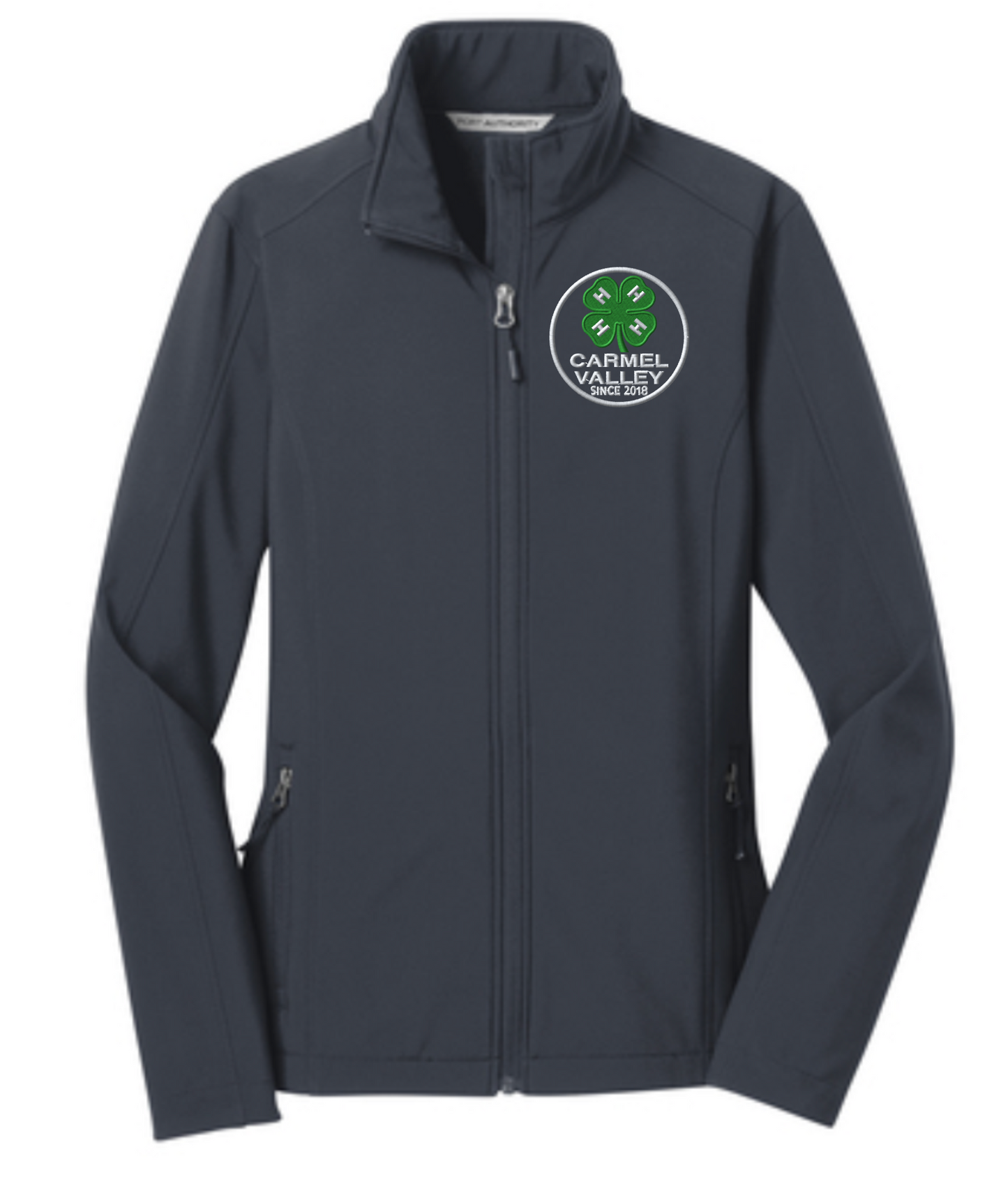 Women's Carmel Valley 4-H Personalized BATTLESHIP GREY 4-H Port Authority Soft Shell Jacket