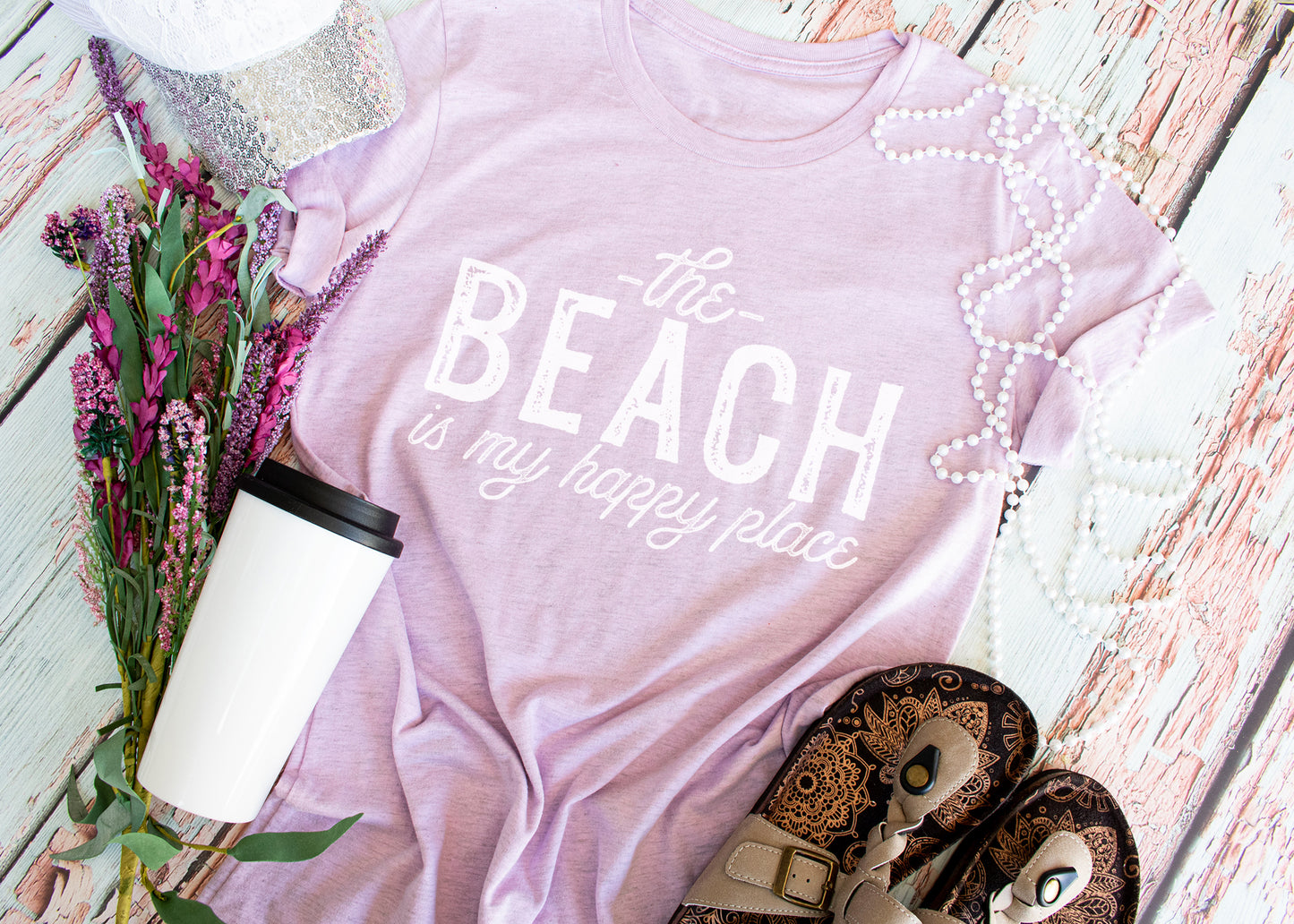 The Beach is My Happy Place Tee