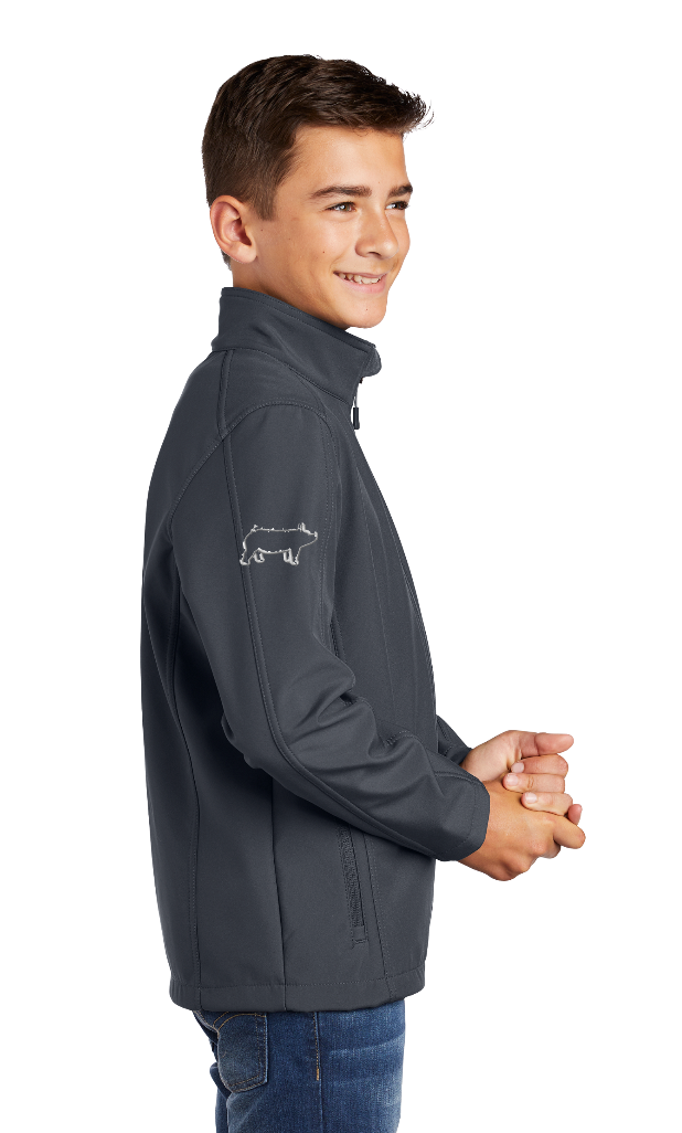 Men's Carmel Valley 4-H Personalized BLACK 4-H Port Authority Soft Shell Jacket