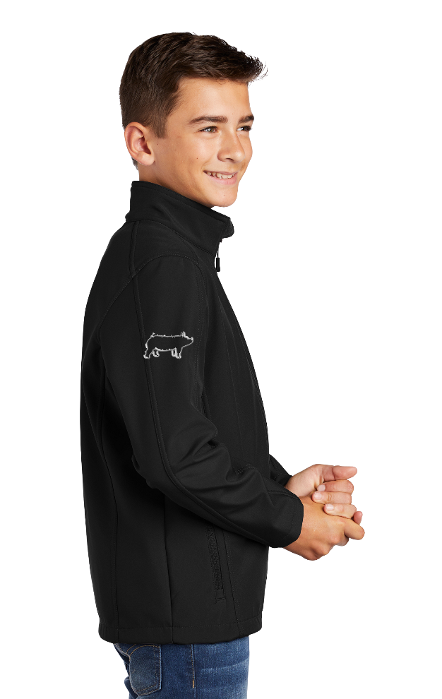 Youth Carmel Valley 4-H Personalized BLACK 4-H Port Authority Soft Shell Jacket