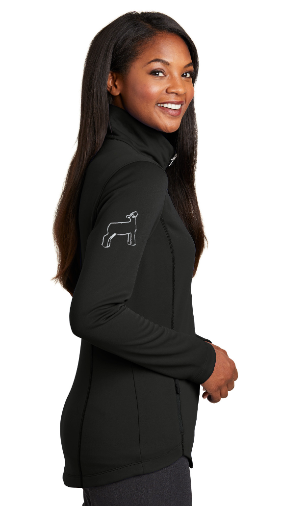 Spring 4-H Personalized Women's BLACK Port Authority ® Collective Smooth Fleece Jacket