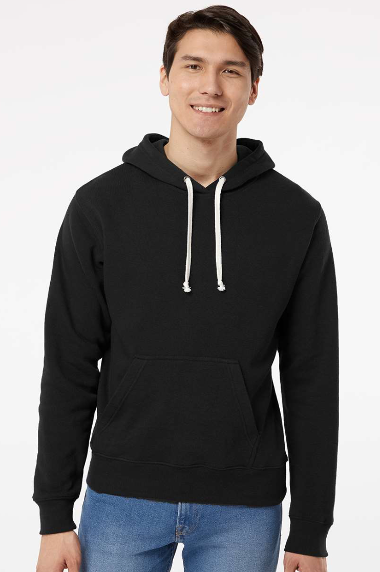 Adult  Hooded Pullover Sweatshirt Cursive Logo